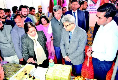 chief secy inaugurates 2nd edition of saras aajeevika exhibition