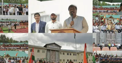 cuk vc hoists national flag during independence day celebration