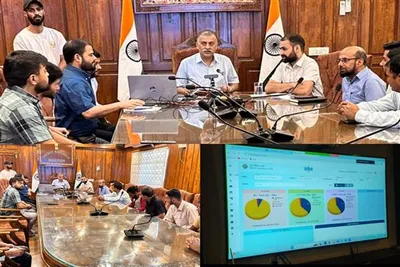 first randomisation of evms held in bandipora