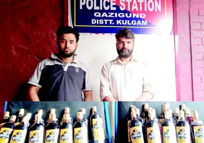 2 bootleggers arrested in kulgam