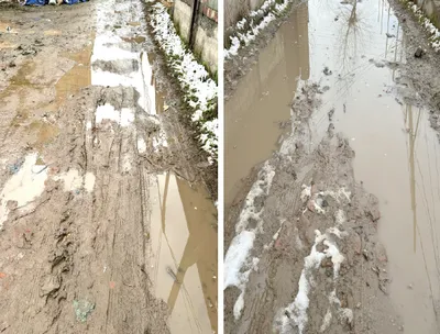 dilapidated road irks noor bagh residents