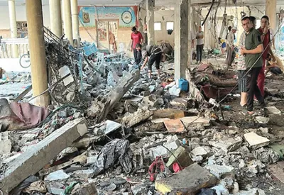 6 unrwa staff killed in israeli airstrike on gaza shelter