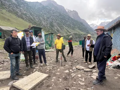 dhsk inspects healthcare facilities for amarnath yatra