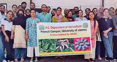 ju s poonch campus hosts lectures on sericulture