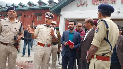 usbrl project   dg rpf inspects banihal khari sangaldan section  reviews security