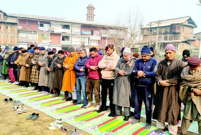 salat ul istisqa offered to pray for end to dry spell