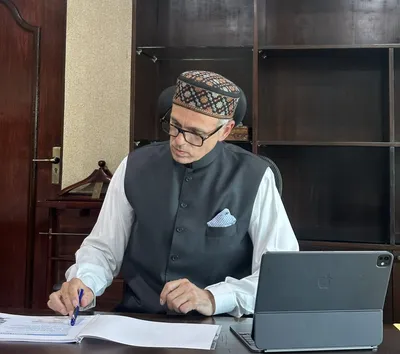  i m back   omar abdullah takes charge as cm of j k