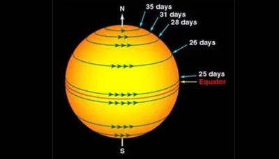 indian astronomers  map differential rotation of sun s chromosphere