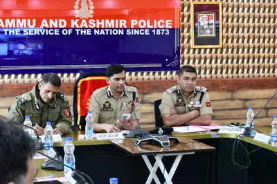 adgp l o discusses security arrangements to be adopted for smooth  incident free amarnath yatra 2024