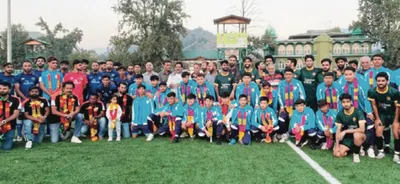 jkfa felicitates u 17 indian national football team