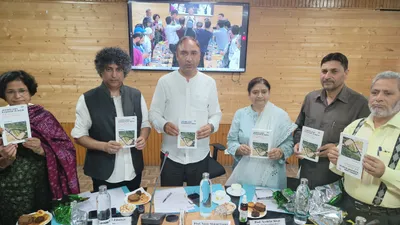 jammu and kashmir in india  the saga of development by sheikh khalid jehangir launched in srinagar