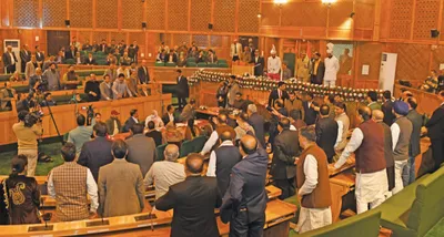 day 2  j k legislative assembly begins with tribute to 57 late leaders