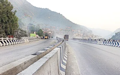 work on additional 2 lane ramban flyover completed