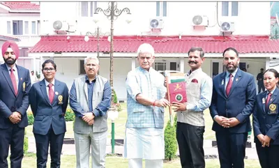 lg attends flag in ceremony of jim ws pahalgam’s mountain expedition