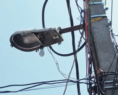 shamasabad residents wait for streetlight repairs for 8 years