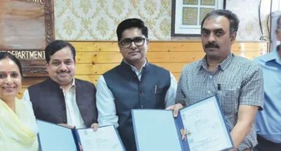 sda  nbcc sign mou for development of satellite township at bemina