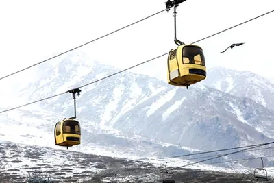 skyward success   gulmarg gondola fetches rs 108 cr revenue  delights 1 million  tourists in 2023