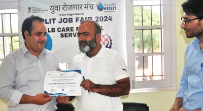 nielit  hosts mega job fair  connects hundreds of jobseekers with employers