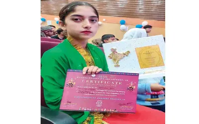 daneesha from basantgarh to represent j k at moe’s ‘kala utsav’