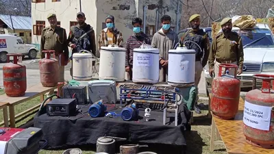 gang of burglars busted in ganderbal  stolen property worth lacs recovered