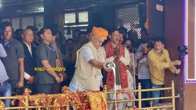 over 30 000 devotees paid obeisance at mela kheer bhawani this time  lg manoj sinha