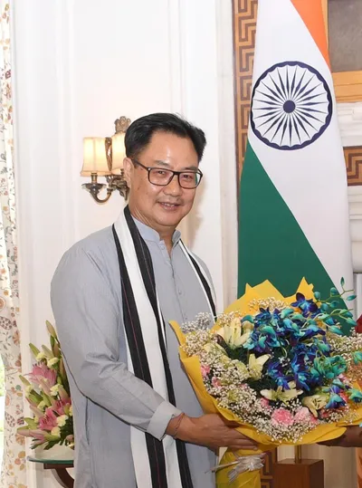  mandate of people insulted     union minister kiren rijiju criticizes opposition for doing politics over budget