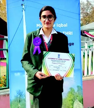 gvei student bags 1st position in essay writing competition