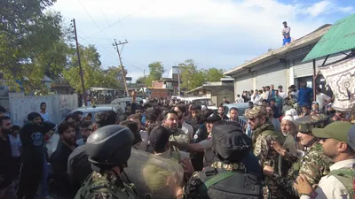 blo suffers injuries as workers of nc  bjp clash in pulwama