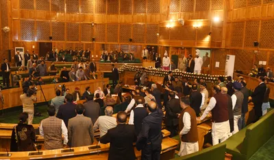 in pictures  ruckus as j k assembly convenes first time in over 6 years