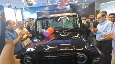 mahindra thar roxx unveiled at himalayan motors srinagar