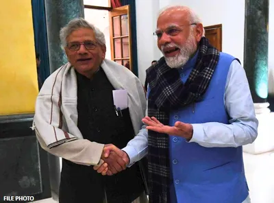 pm modi condoles yechury s demise  says he made mark as effective parliamentarian