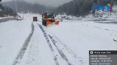 snow clearance work continues on roads in rajouri  poonch