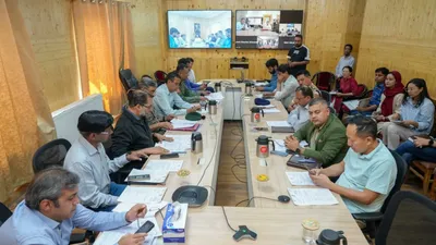 ladakh lg’s advisor reviews arrangements