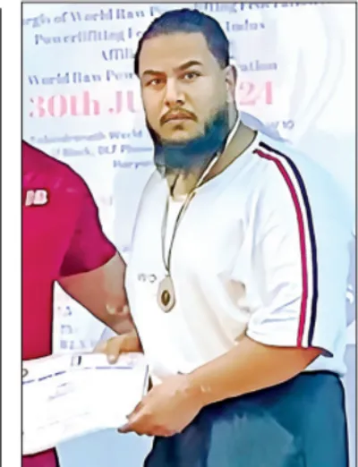 powerlifter fardeem strikes gold at national championship
