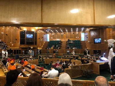 legislators reach j k assembly for oath ceremony