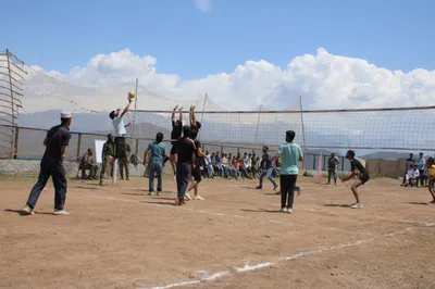 army organises inter village volleyball tournament