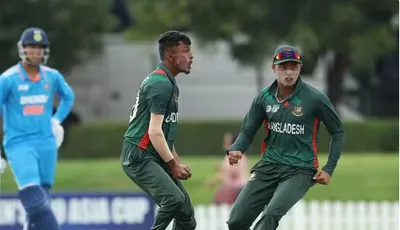 u19 asia cup  india  pakistan crash out in semis  uae  bangladesh fix title clash