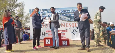 bsf organises half marathon to boost wular lake tourism