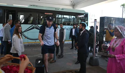 in pictures  international players touch down in srinagar