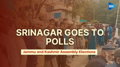 voting underway in srinagar for the second phase of assembly elections in j k