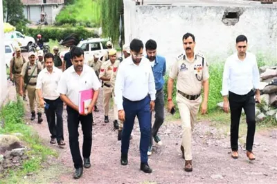 deo  ssp inspect control room  mcmc in rajouri