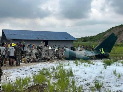 saurya airlines plane crashes at tribhuvan international airport kathmandu