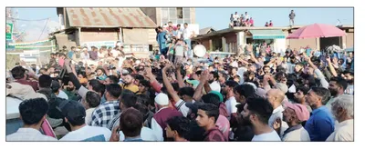 usman majid leads road show in bandipora