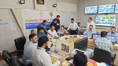 j k ceo visits rajouri  inspects election control centre