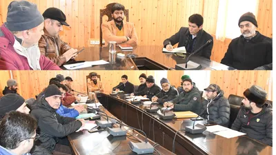 dc ganderbal reviews progress under hadp