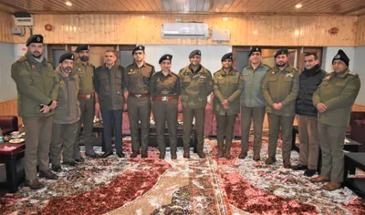 police hold farewell function in baramulla