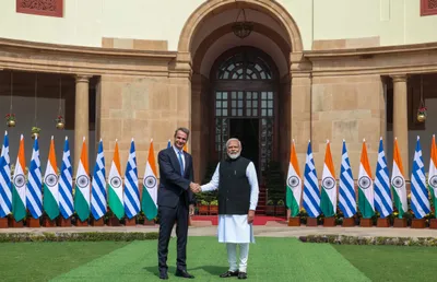 pm modi  greek counterpart mitsotakis attend ninth raisina dialogue in delhi