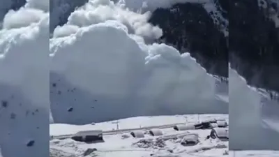 avalanche hits sonamarg’s sarbal area