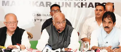 congress president promises rehabilitation of kashmiri pandits  financial assistance to women