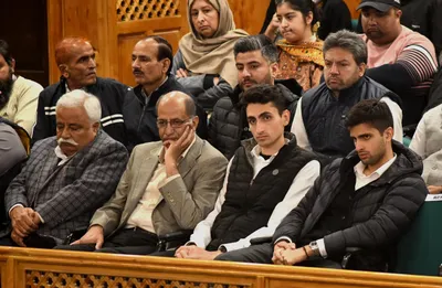 omar abdullah s sons make special appearance in house